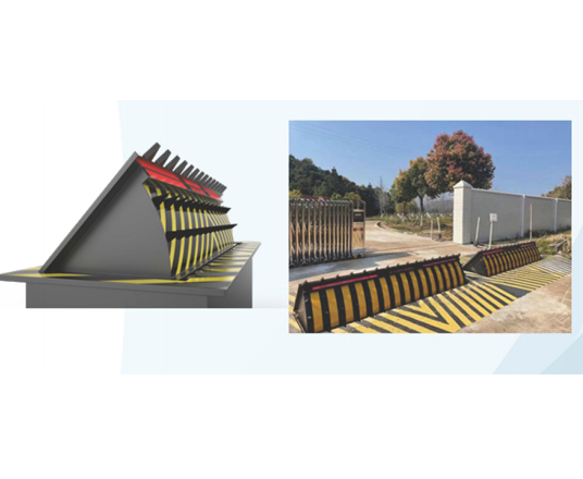 全自動(dòng)液壓翻板路障機(jī)